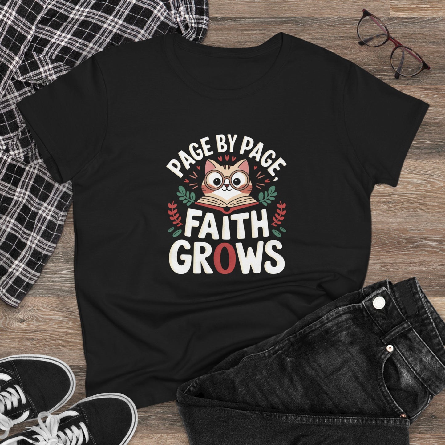 Faithful Threads Women Cotton Tshirt