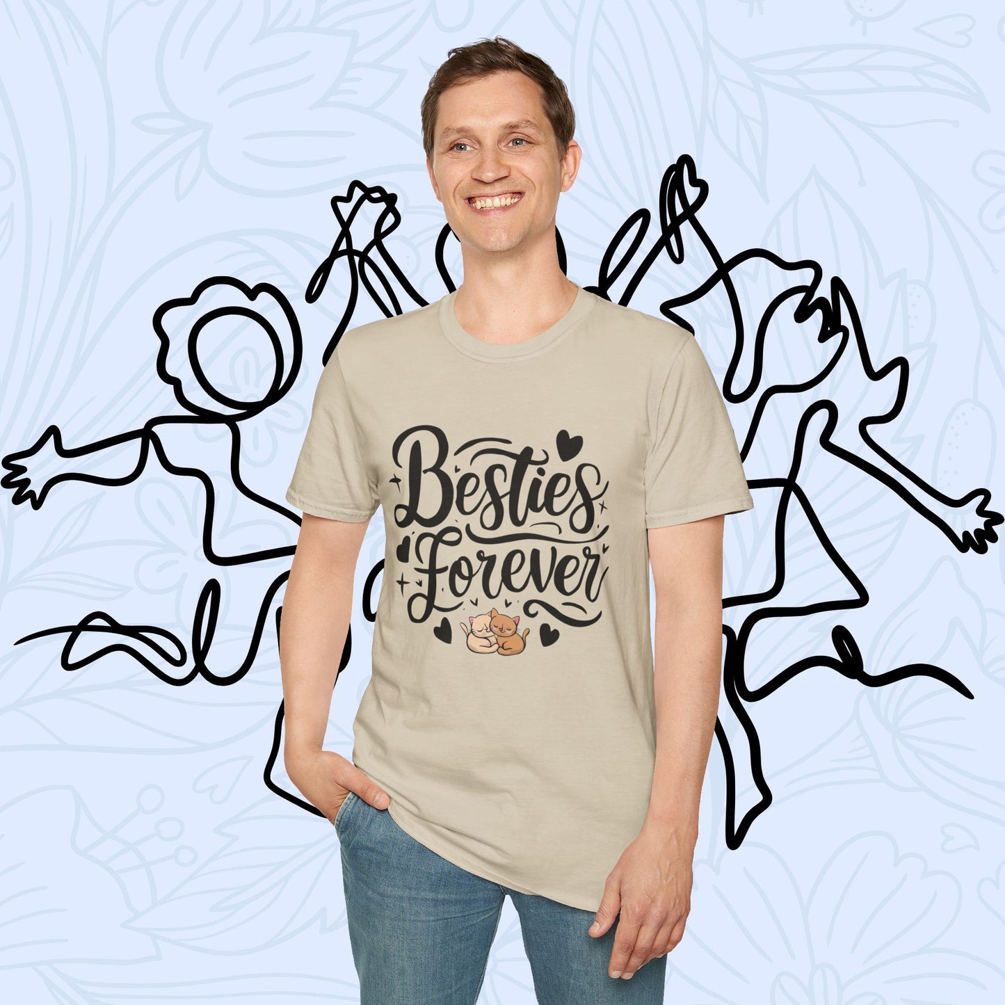 Besties Forever Cotton T-Shirt