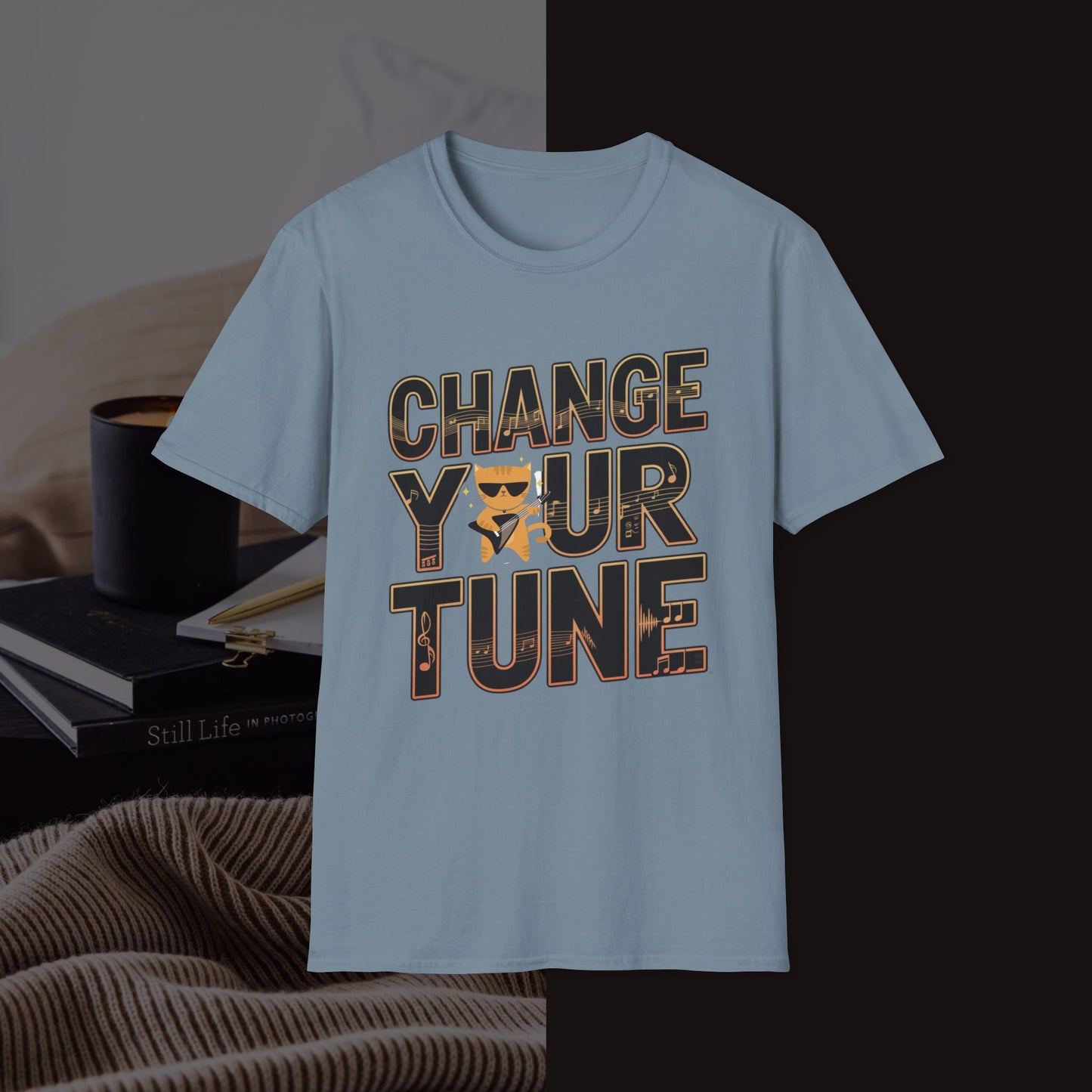 Change Your Tune Music Idiom Unisex Softstyle T-Shirt
