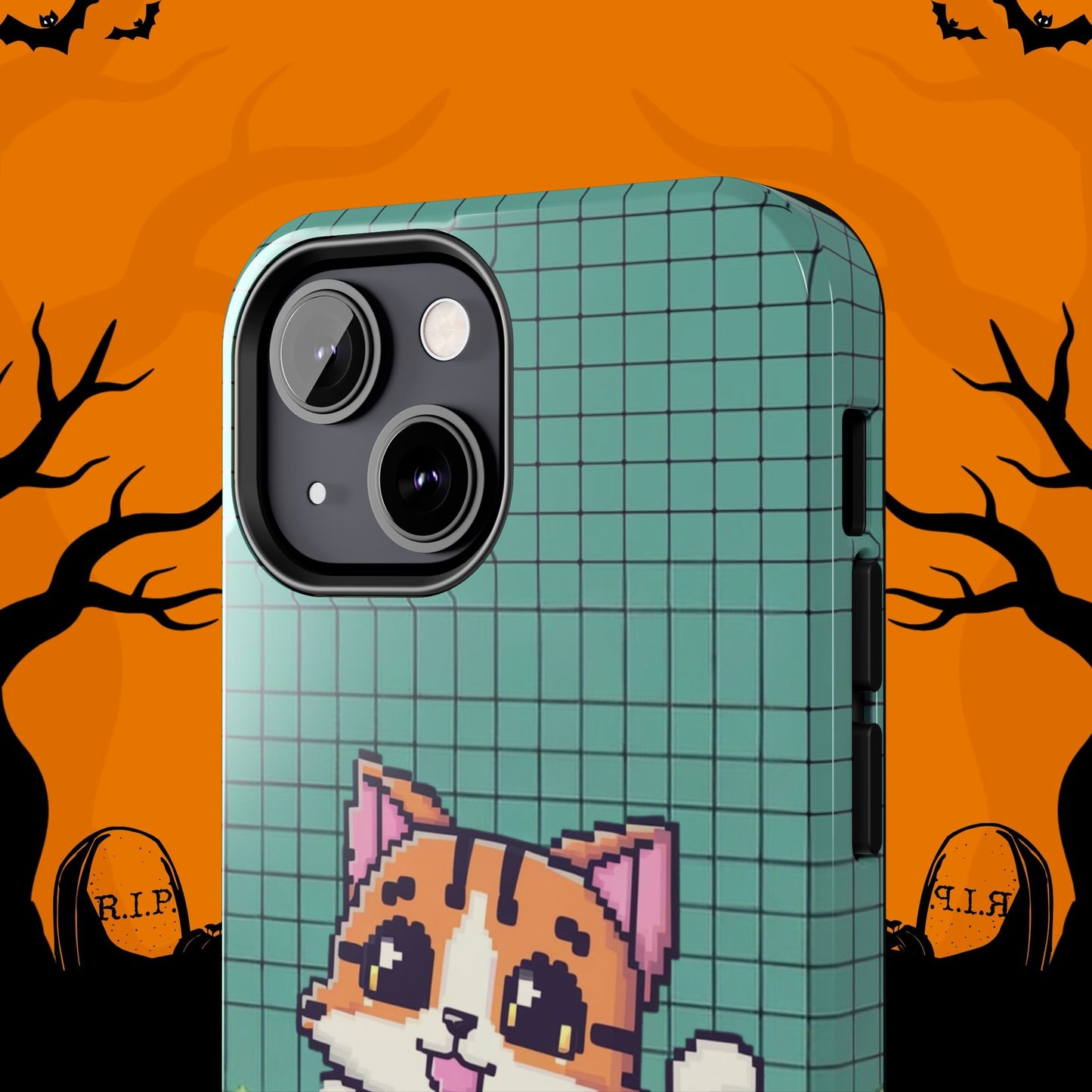 Meowmarabilia Wireless Charging Support Tough Case.