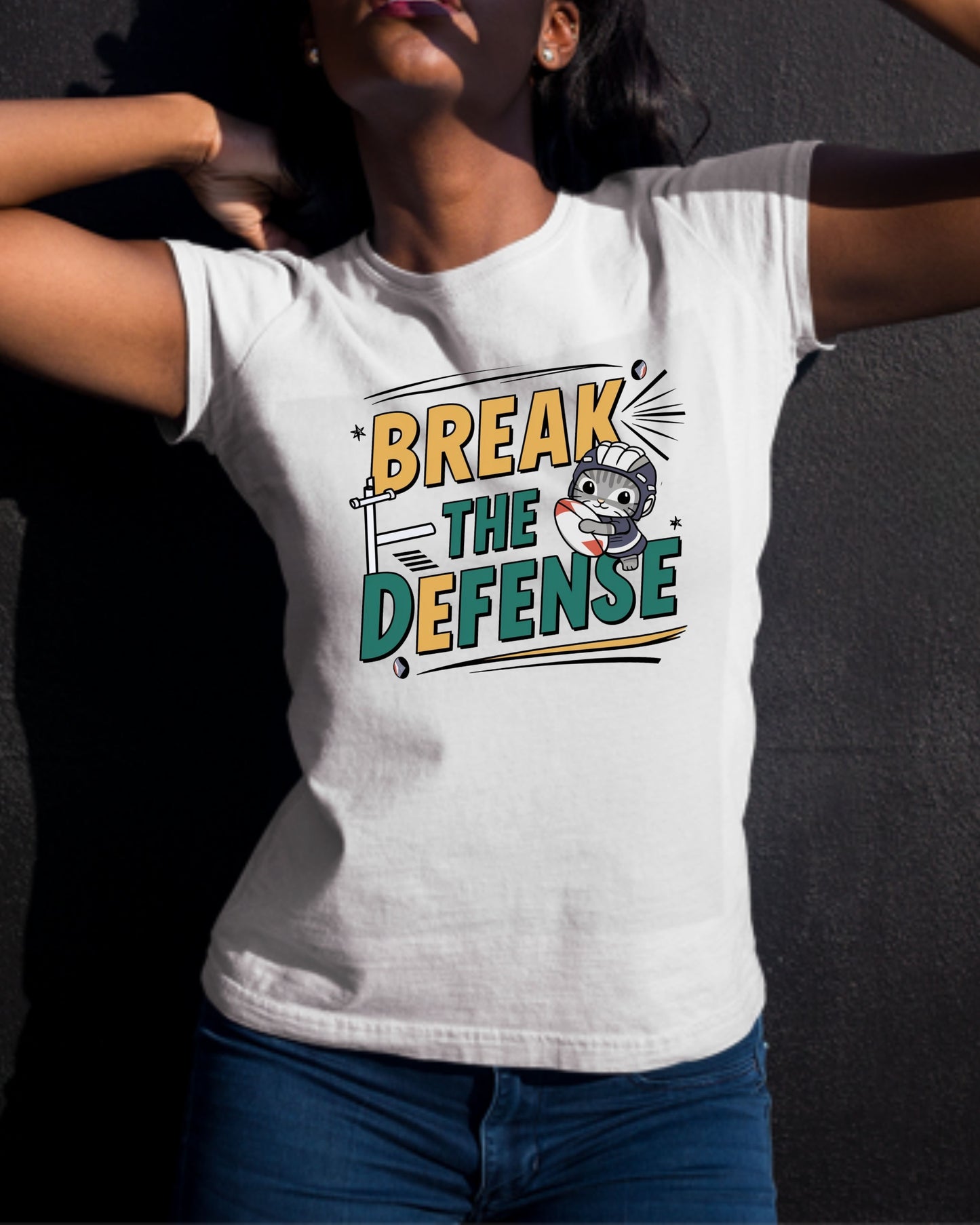 Break The Defence Cotton Tshirt