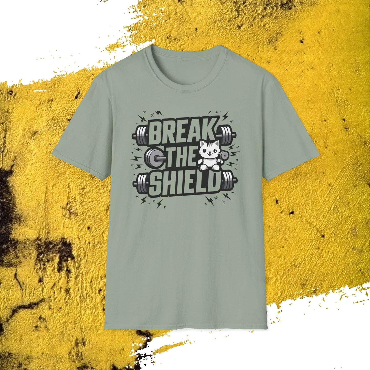 Break The Shield Cotton Men Tee