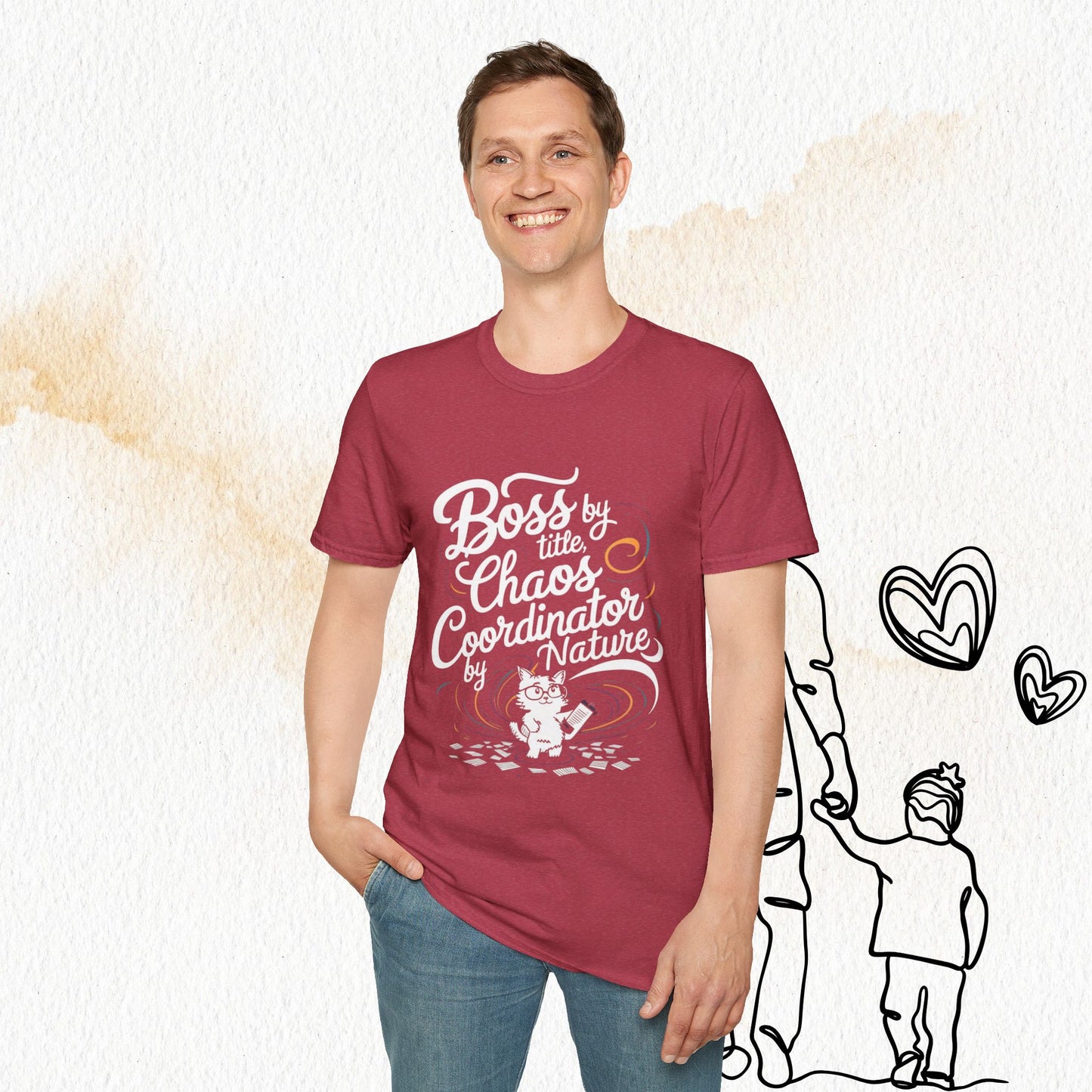 Boss By Title Cotton Tee