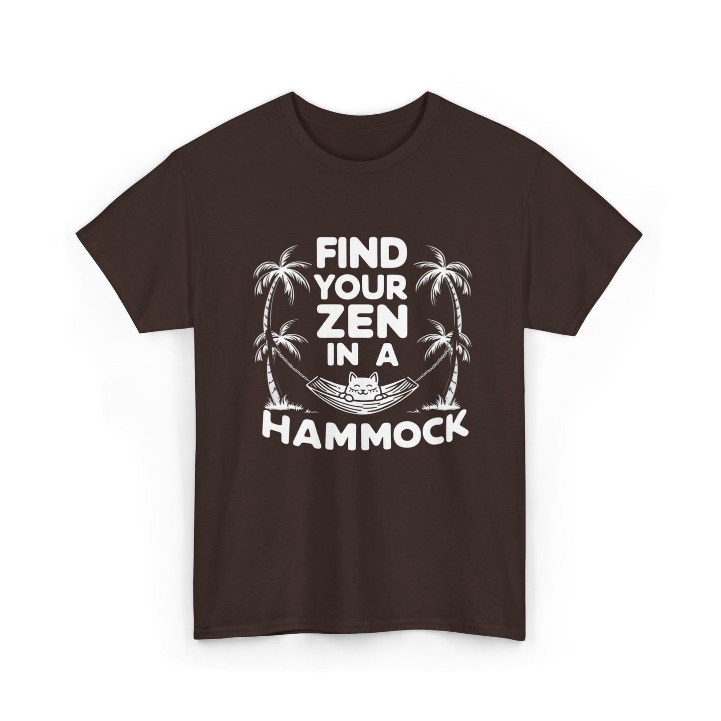 Find Your Zen In A Hammock Cotton tee
