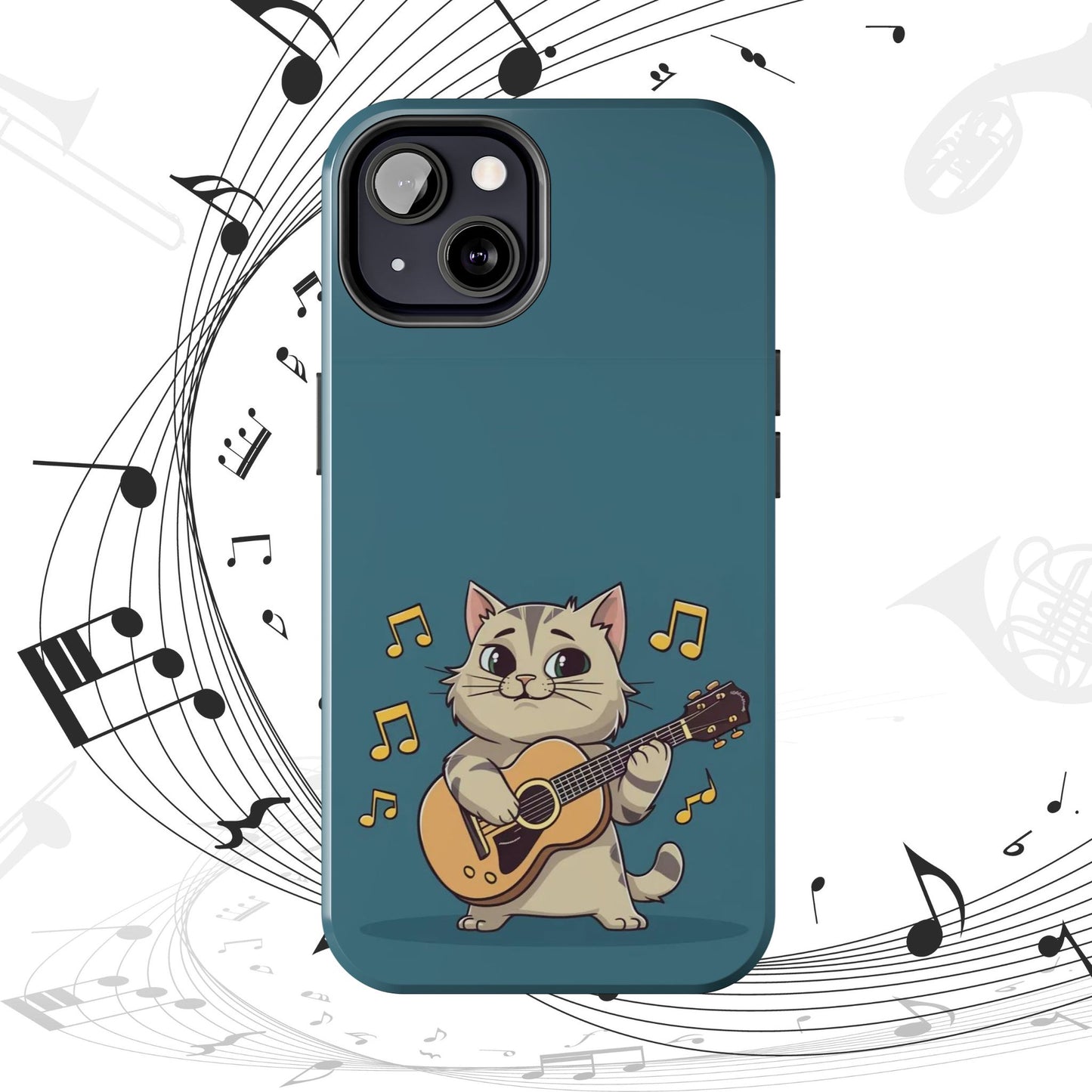 Tuneful Treasures Wireless Charging Support Tough Case.