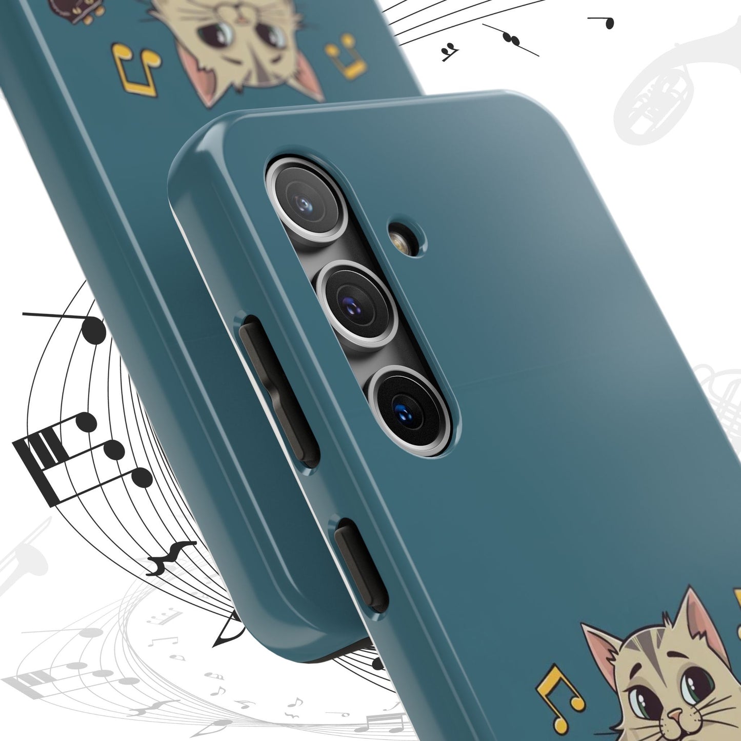 Tuneful Treasures Wireless Charging Support Tough Case.