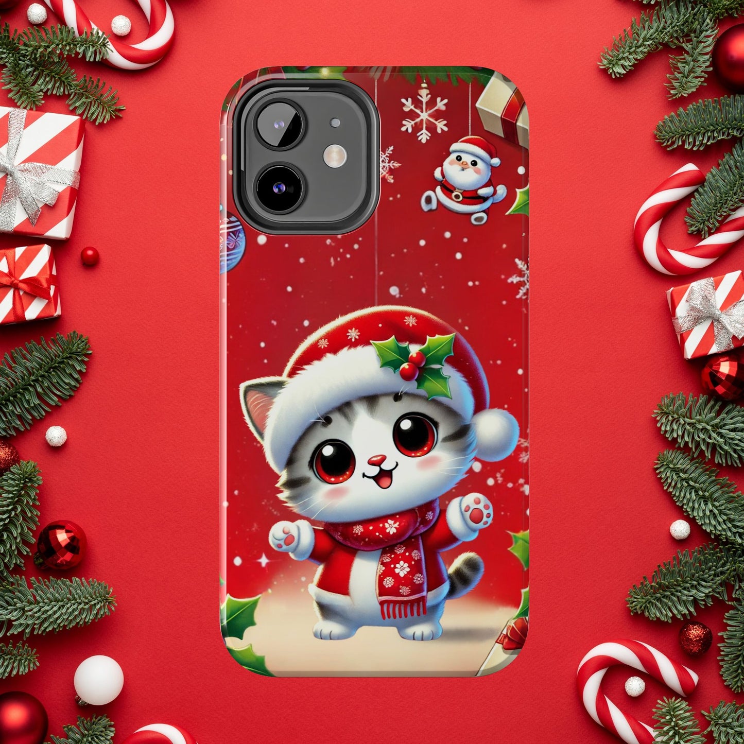 Purrfect Wishes Wireless Charging Support Tough Case