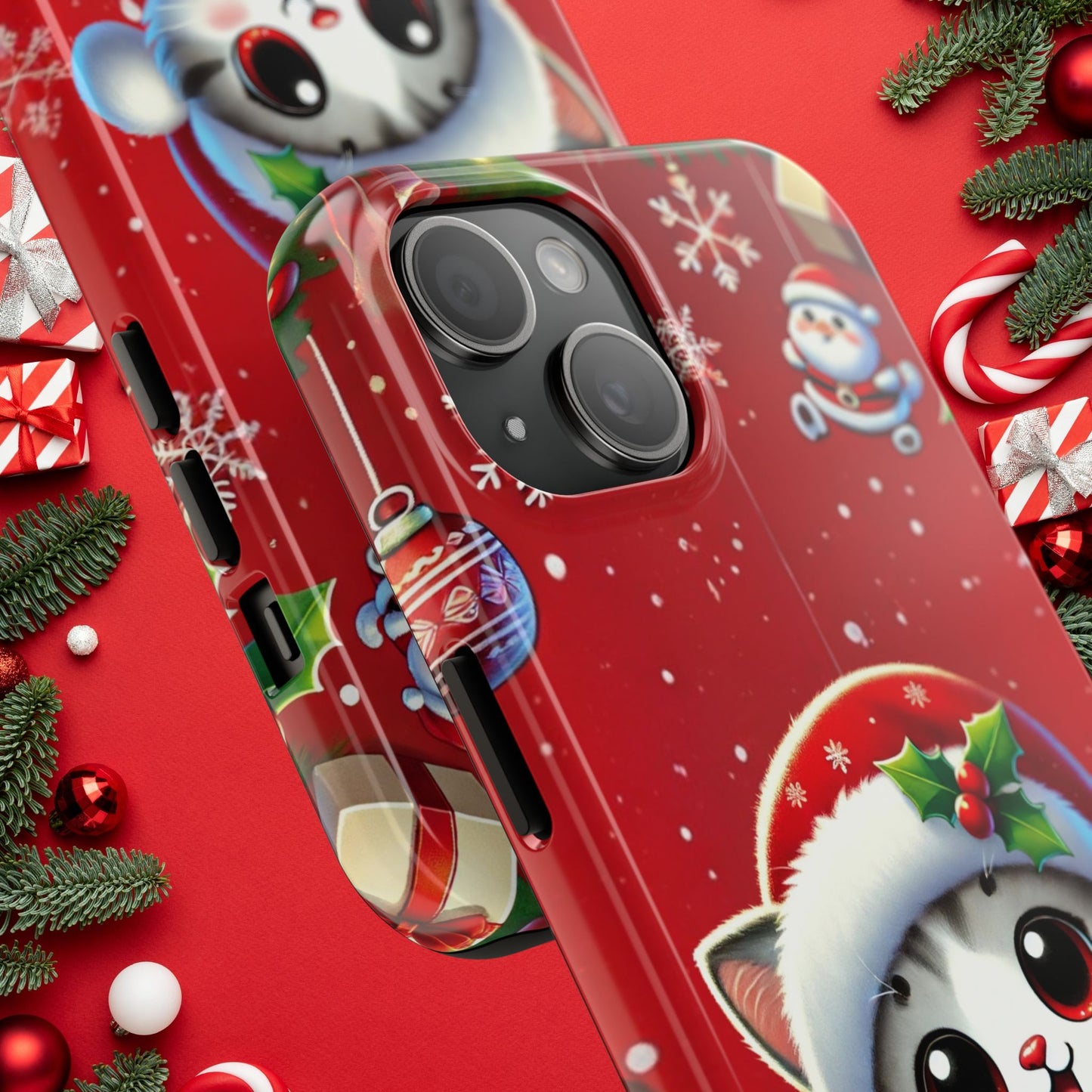 Purrfect Wishes Wireless Charging Support Tough Case