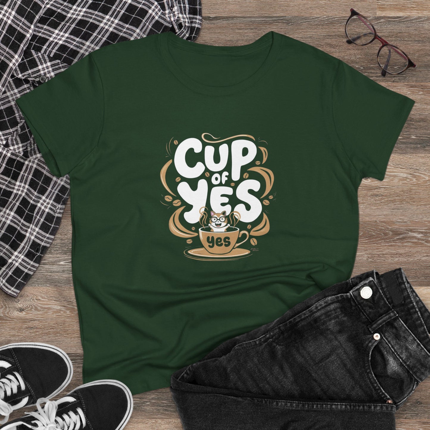 Cup of Yes Coffee Lover Women T-Shirt