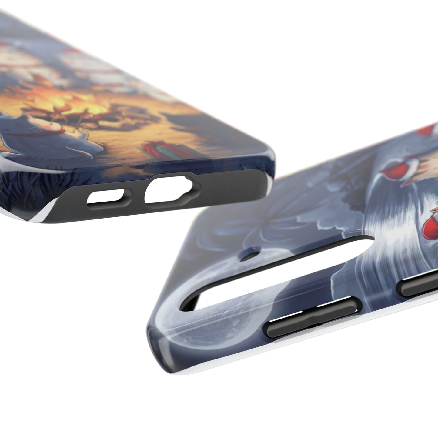 Meowmas Magic Wireless Charging Support Tough Case
