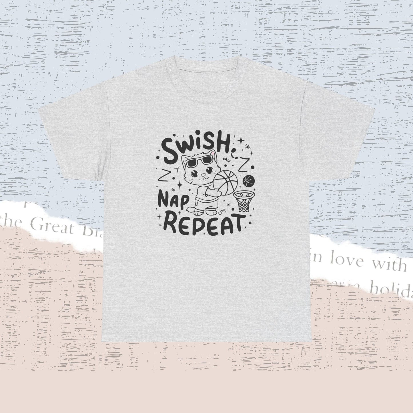 Swish Nap Repeat Cotton Tshirt