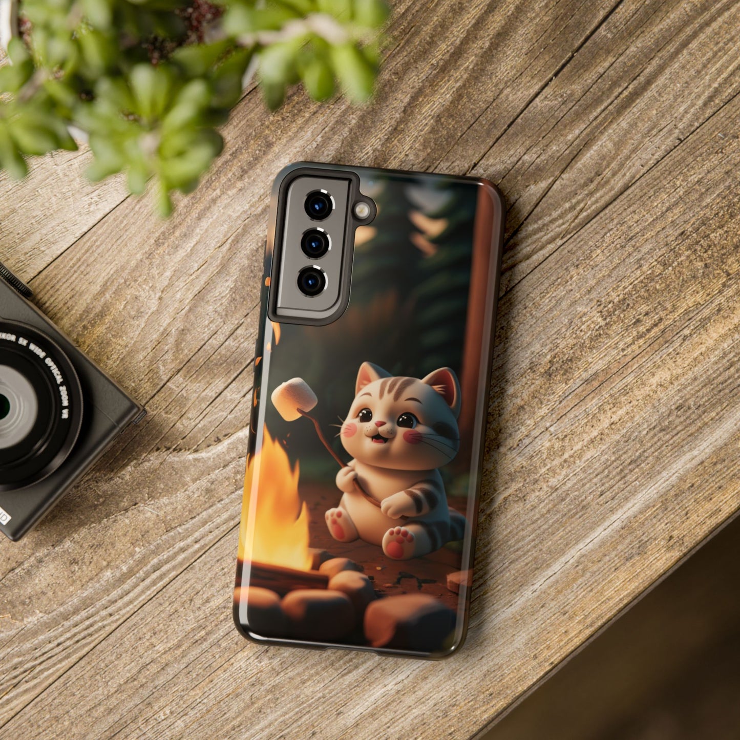Meowstic Grip Wireless Charging Support Tough Case.
