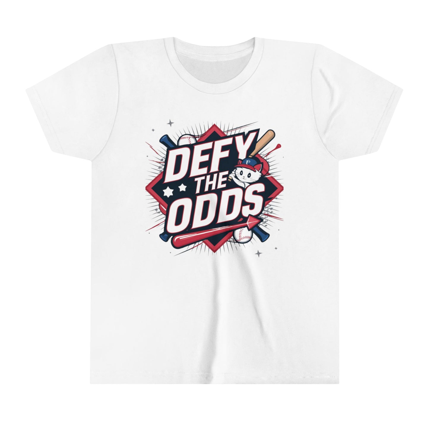 Defy The Odds Youth Heavy Cotton T-Shirt