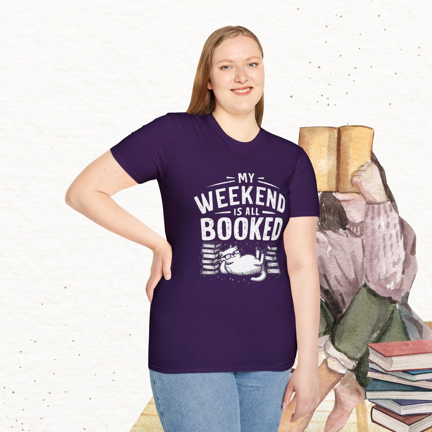 My Weekend Is All Booked Cotton Tee