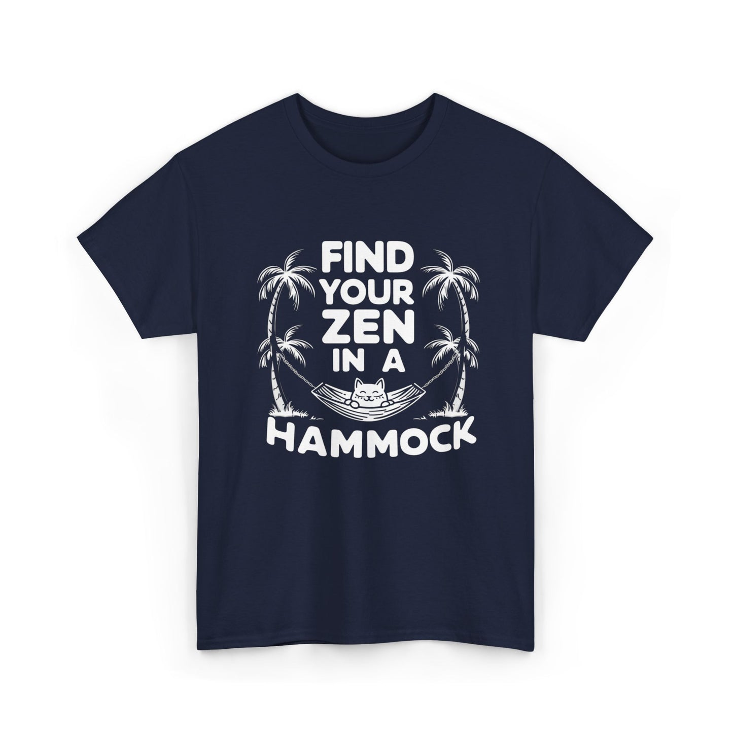 Find Your Zen In A Hammock Cotton tee