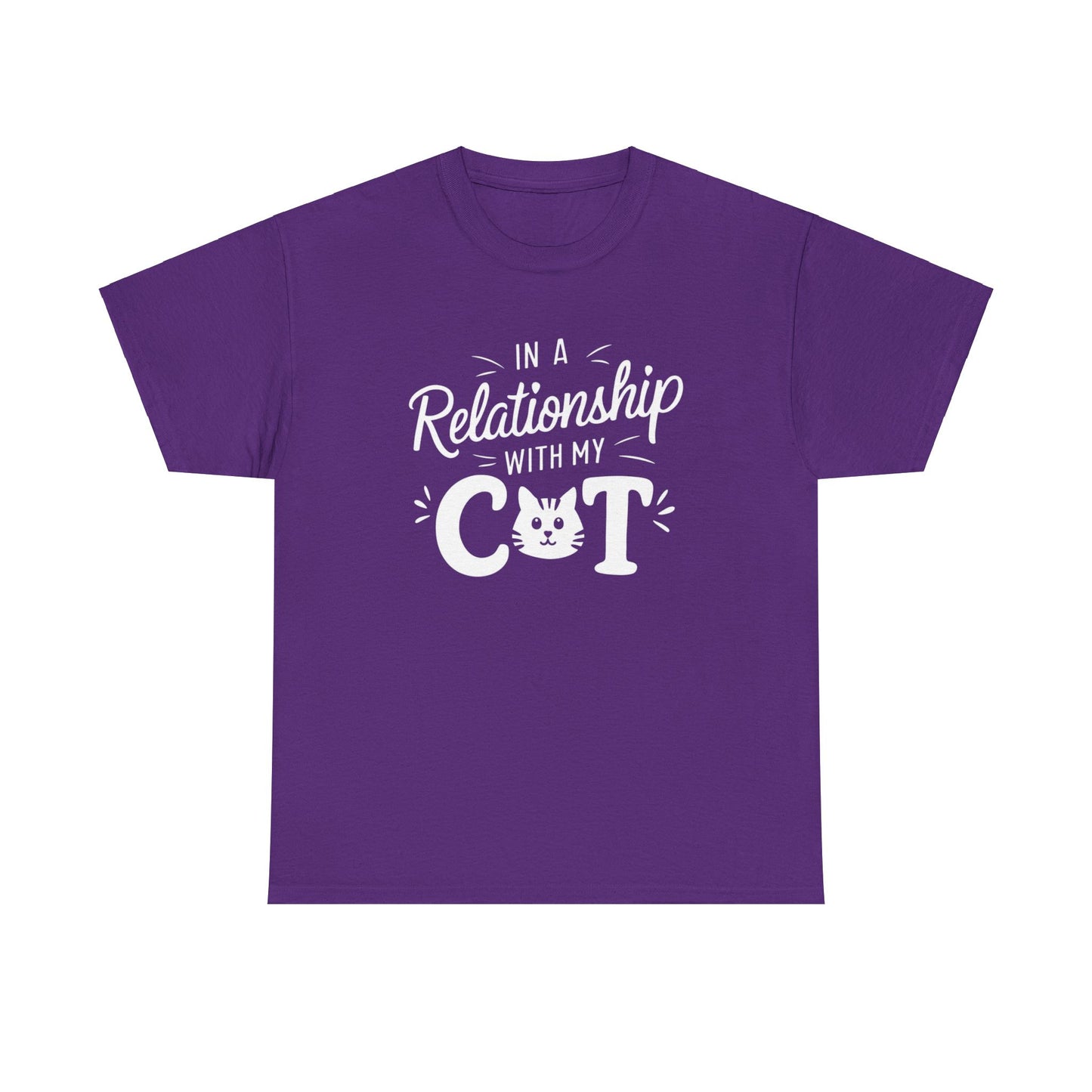 In a Relationship with Cat Cotton Tee