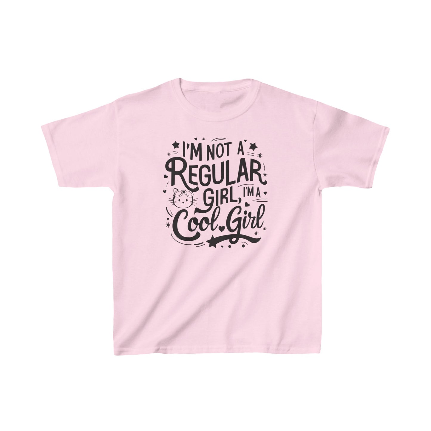I am Not Regular Girl I am Cool Girls Kid Cotton T-Shirt