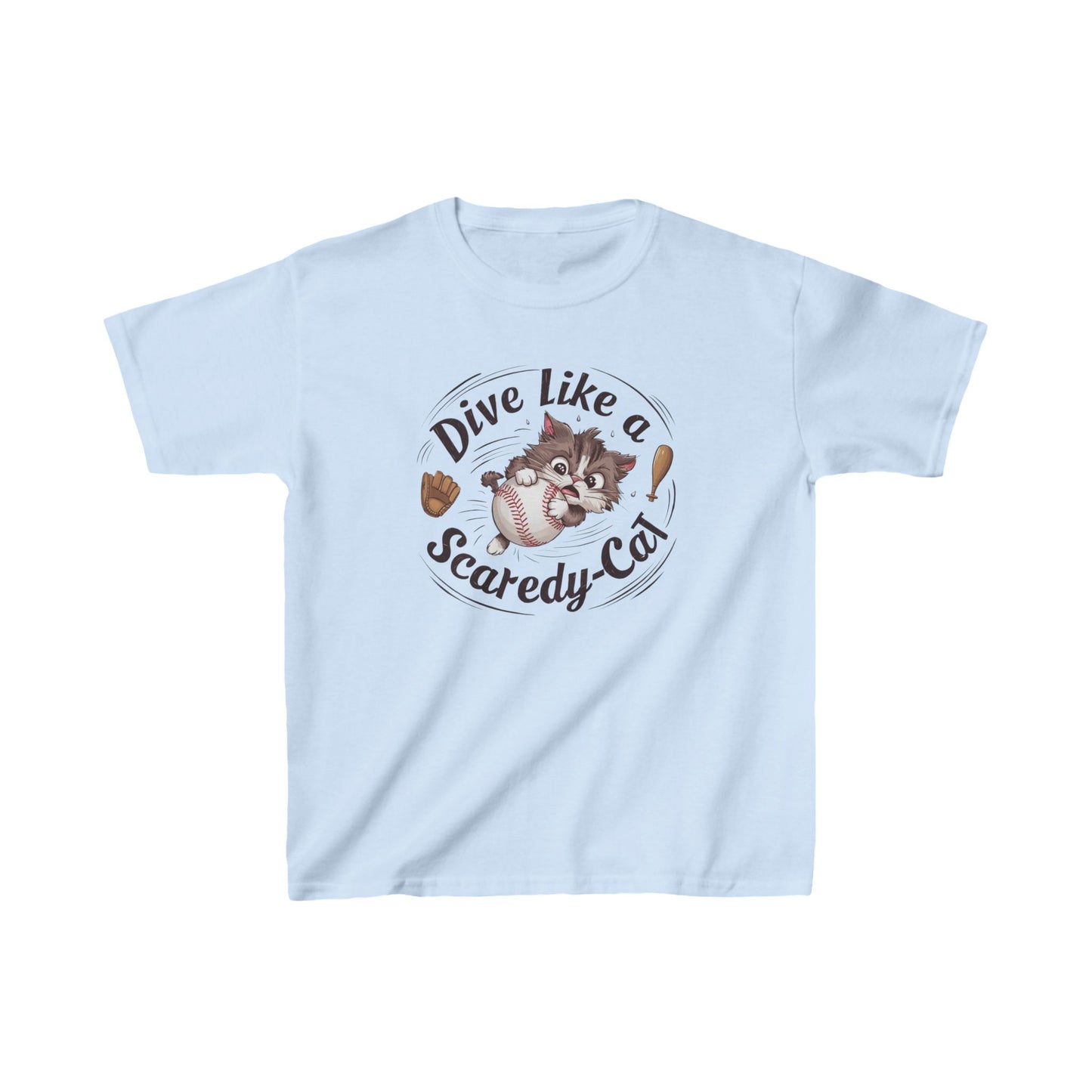 Dive Like Scaredy kid Cotton T-Shirt