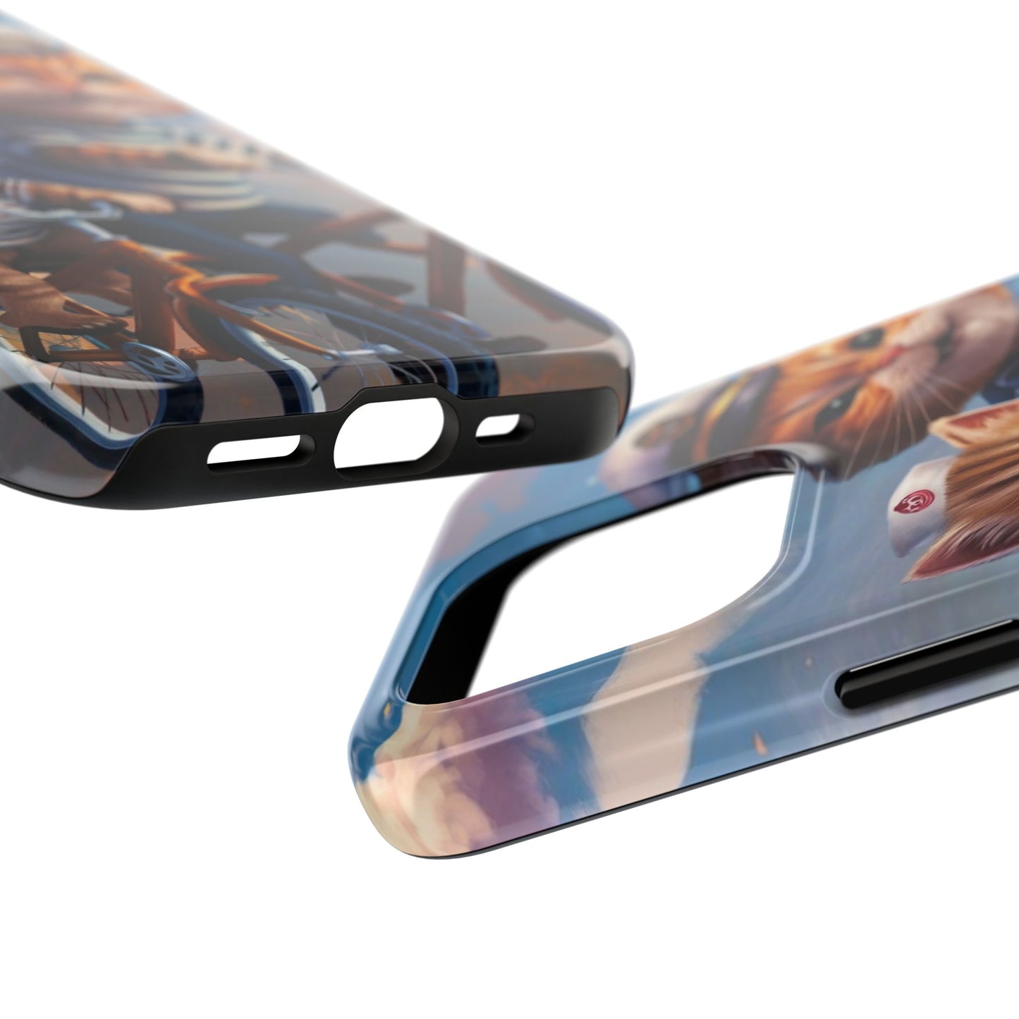 Nine Lives Wireless Charging Support Tough Case