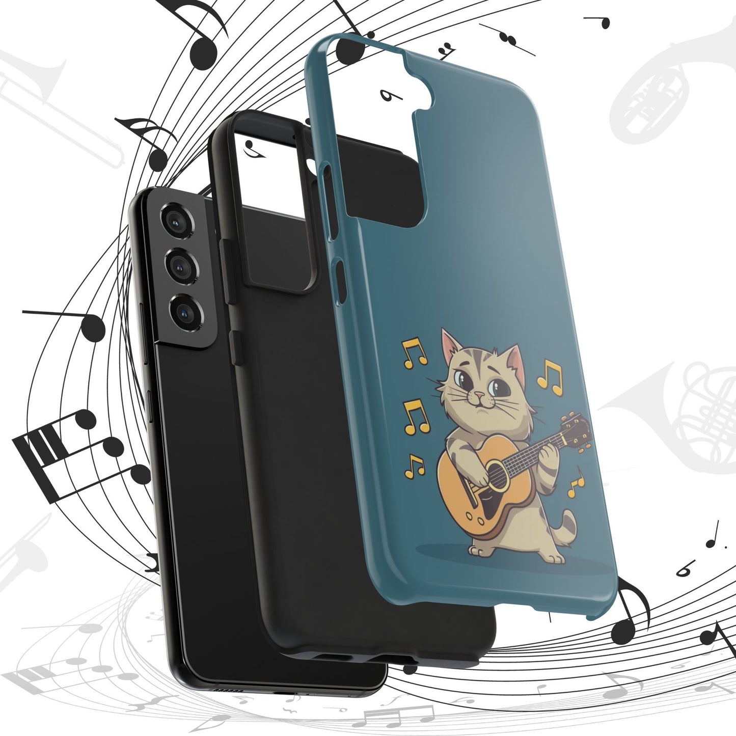 Tuneful Treasures Wireless Charging Support Tough Case.
