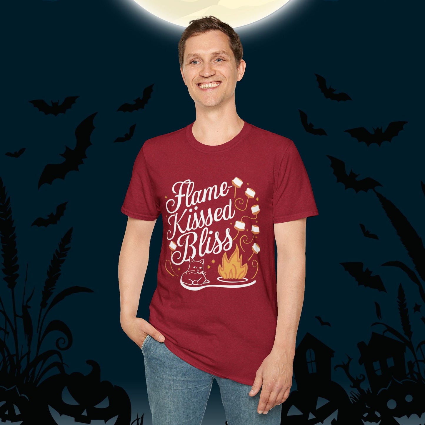Flame Kiss Bliss Cotton Tee