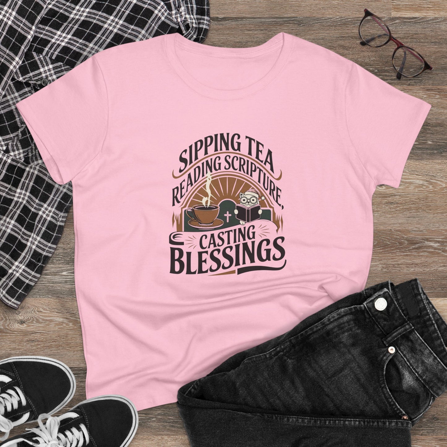 Brewed Brilliance Women Cotton Tshirt