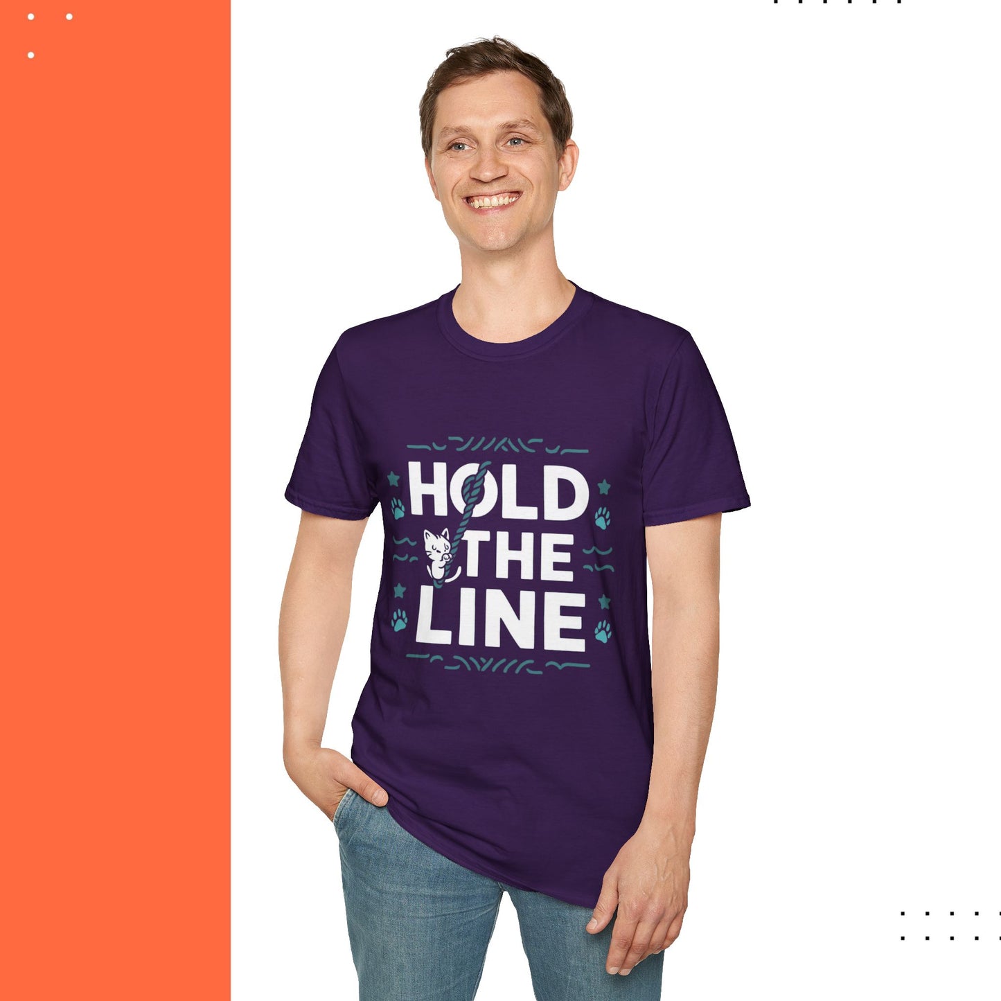 Hold The Line Cotton Tee