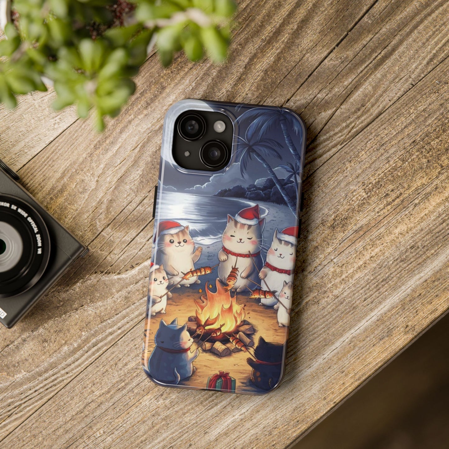 Meowmas Magic Wireless Charging Support Tough Case