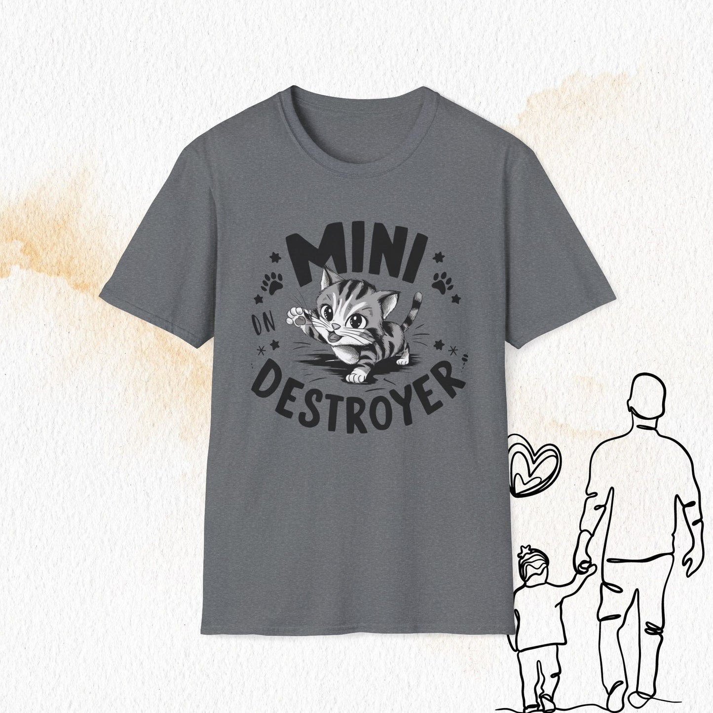 Mini Destroyer Cotton Men T-Shirt