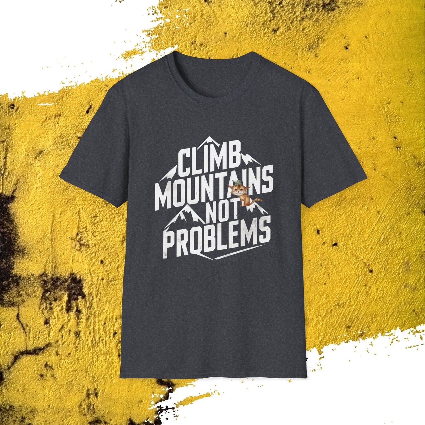 Climb Mountain Cotton Men T-Shirt