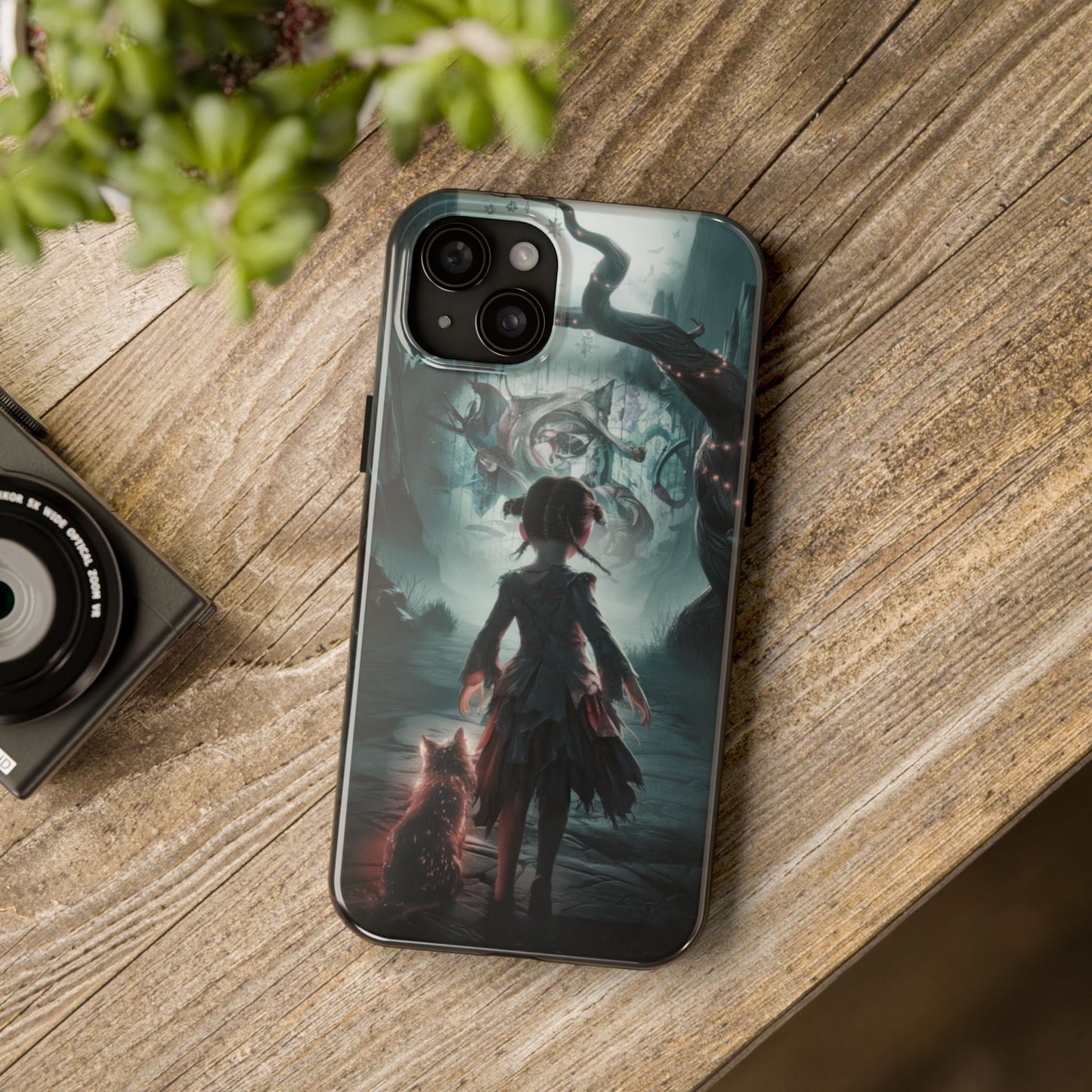 Feline Festivities Wireless Charging Support Tough Case.