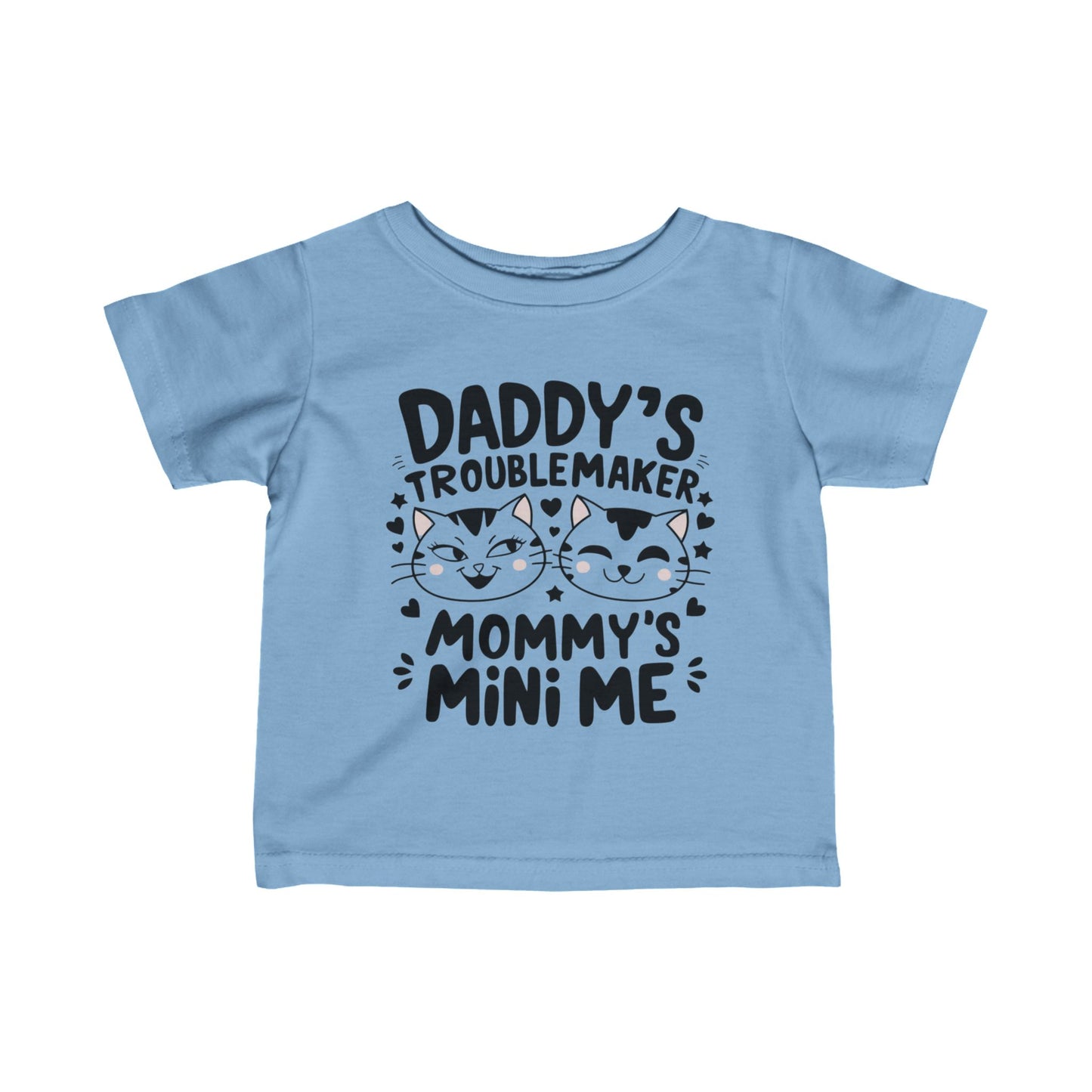 Daddy Little Troublemaker Infant Cotton T-Shirt