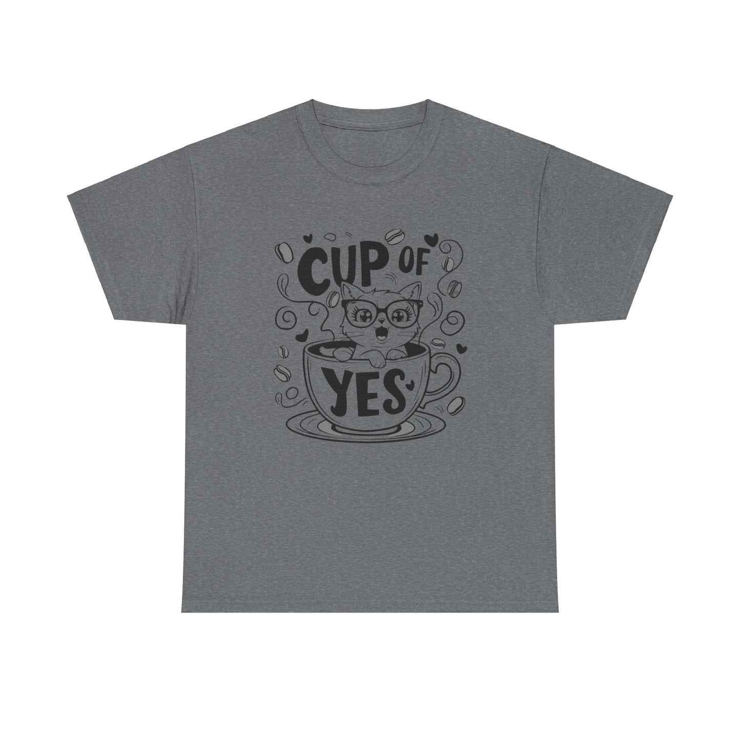 Cup Of Yes Coffee Unisex Cotton T-Shirt