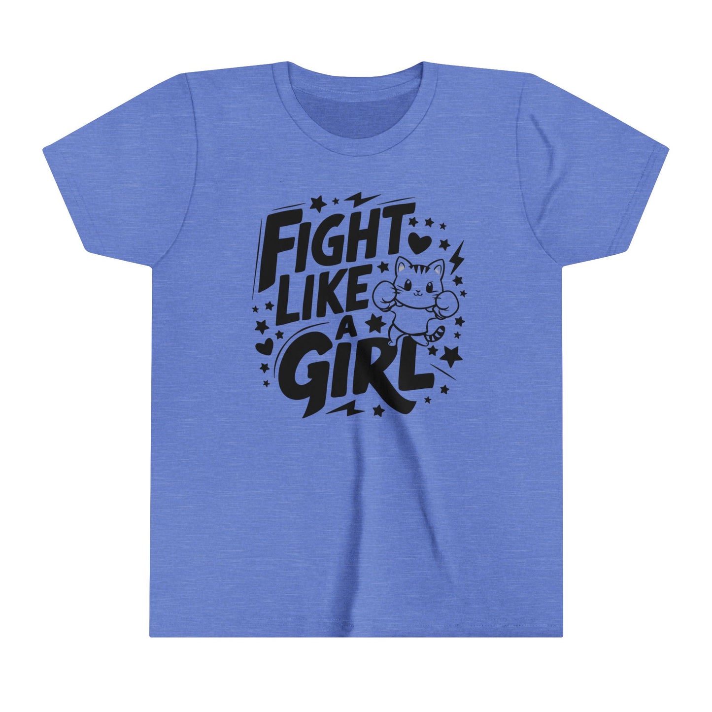 Fight Like Girl Youth Heavy Cotton T-Shirt