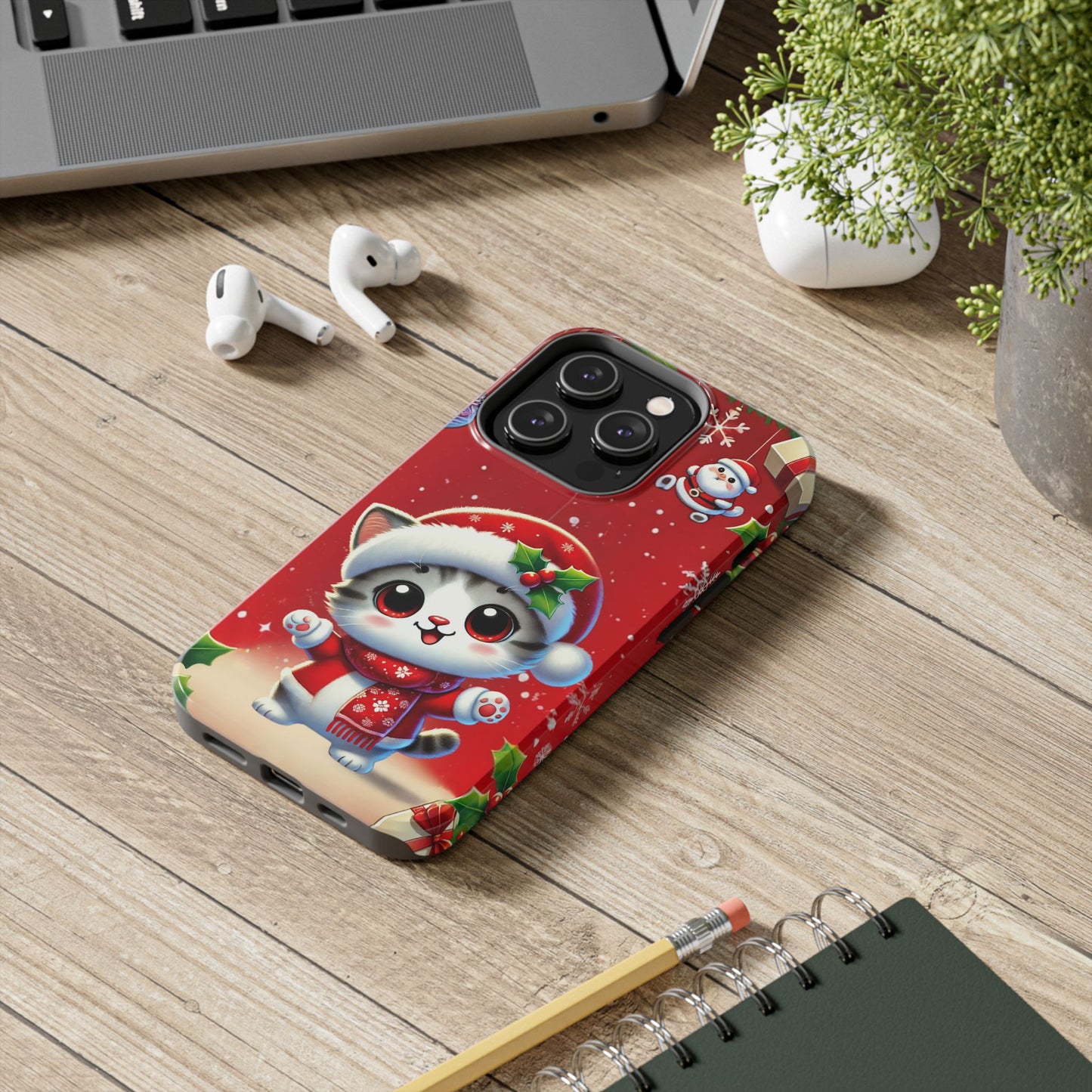 Purrfect Wishes Wireless Charging Support Tough Case