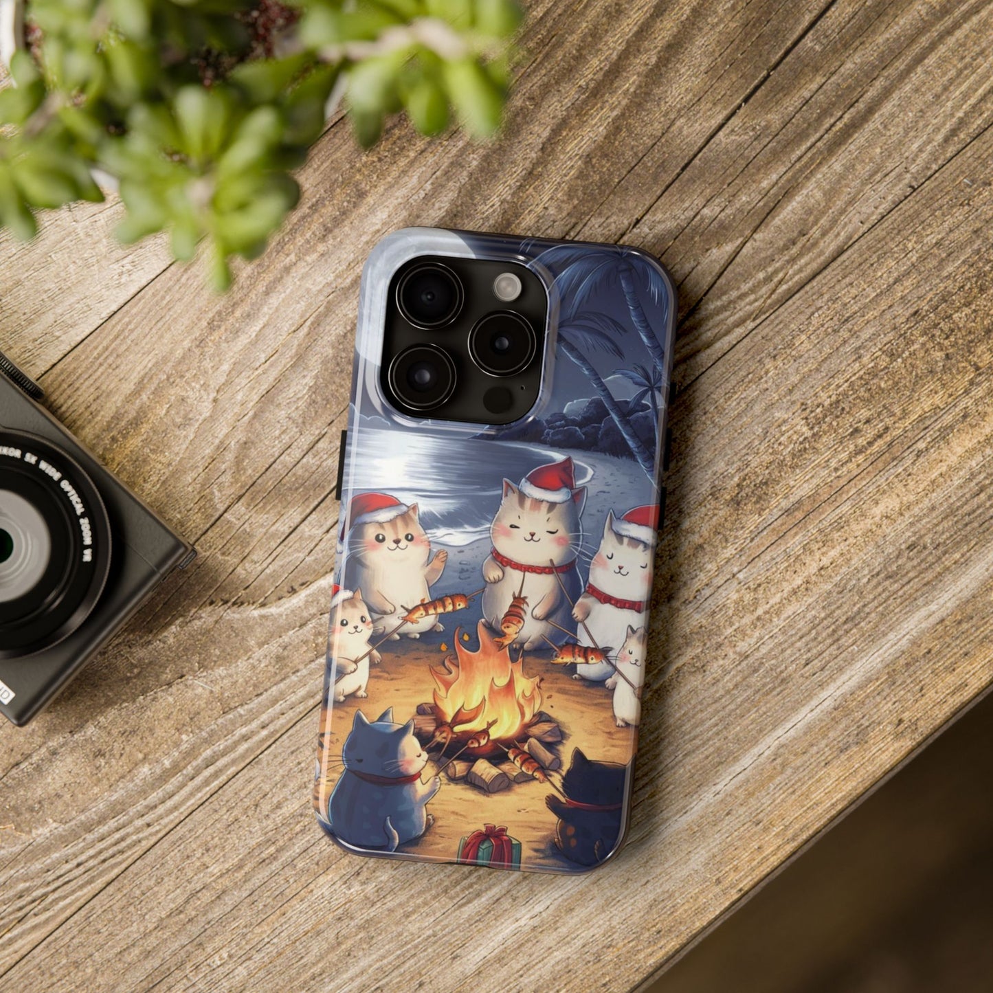 Meowmas Magic Wireless Charging Support Tough Case