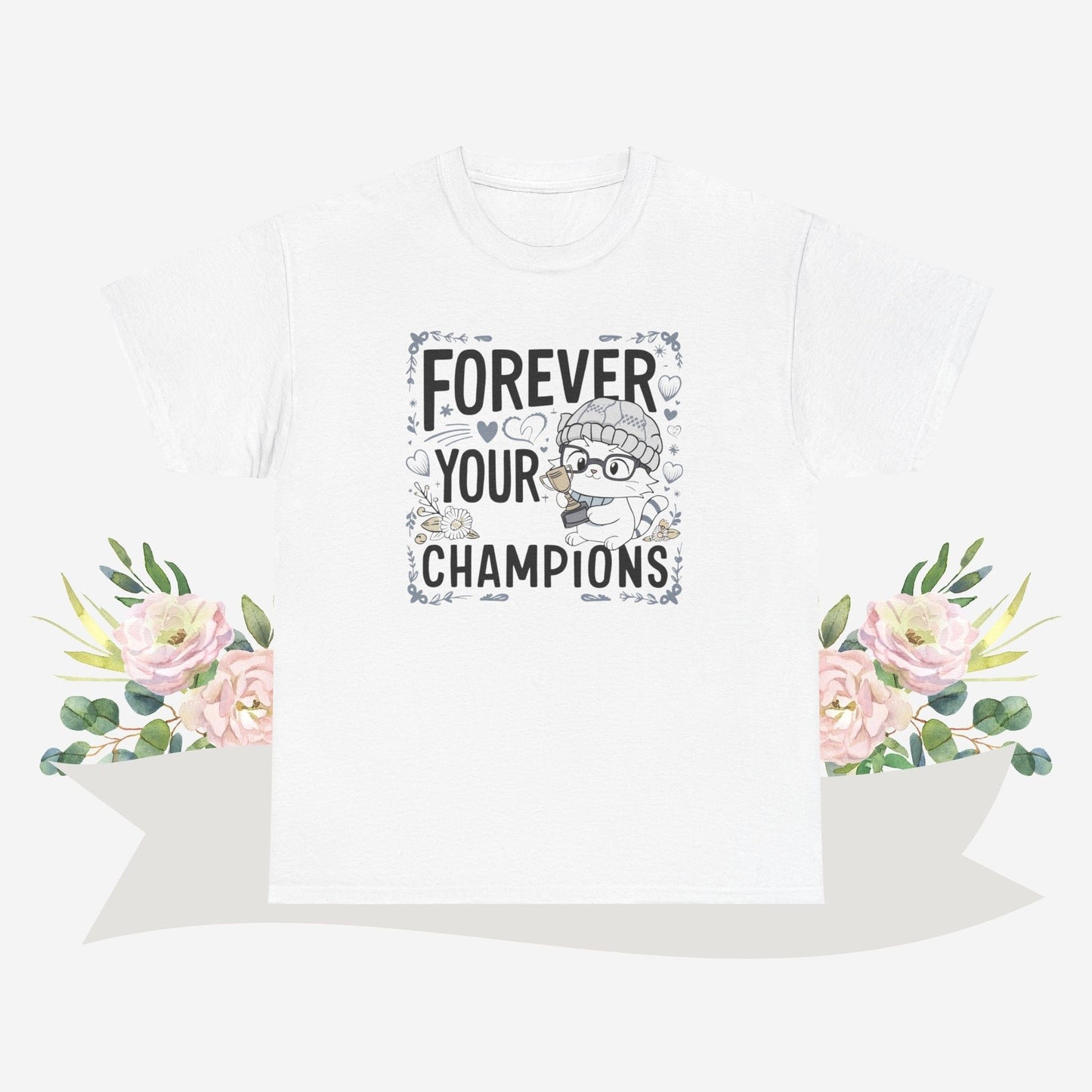 Forever Your Champion Grandma Cotton Tshirt