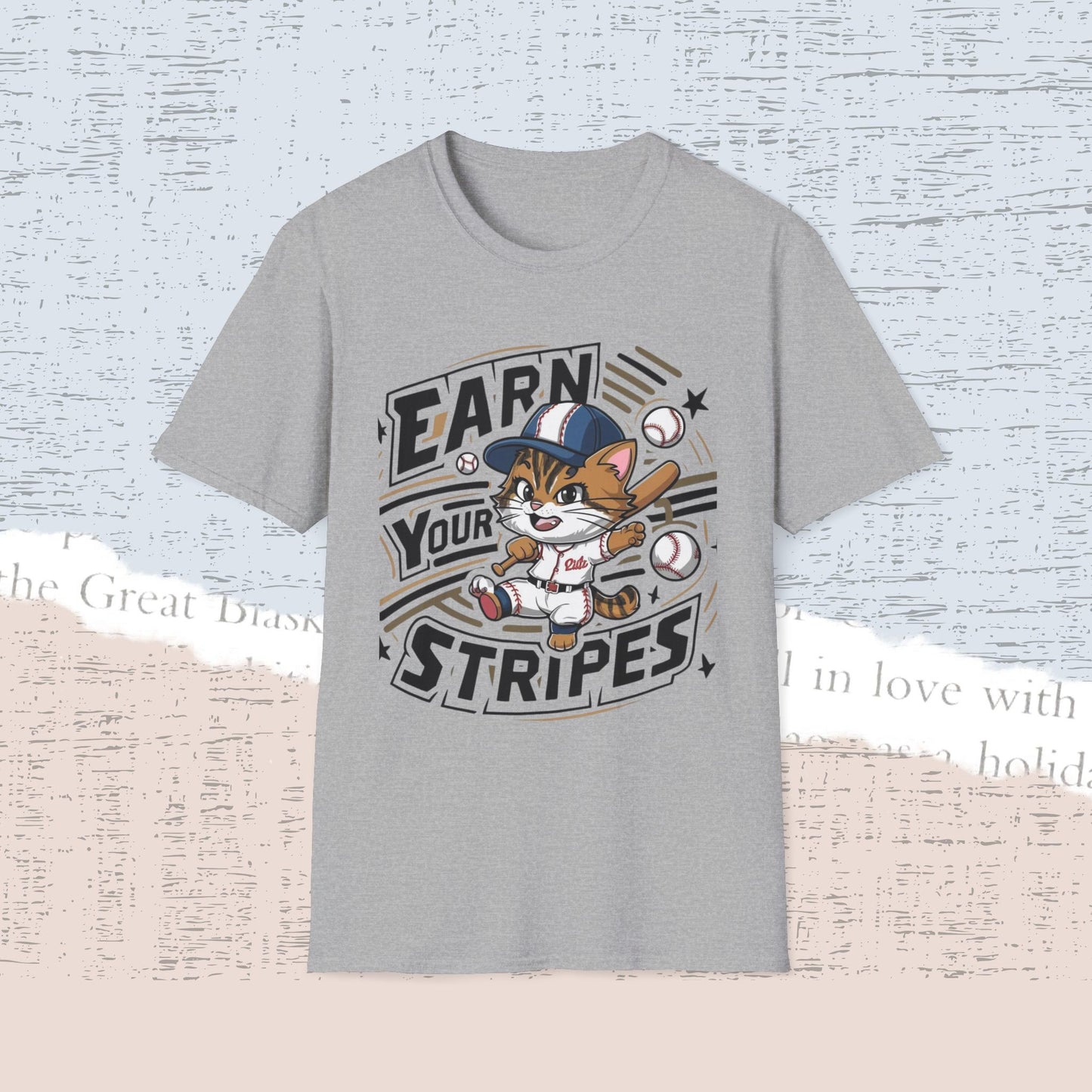 Earn Your Stripe Cotton Men Tee