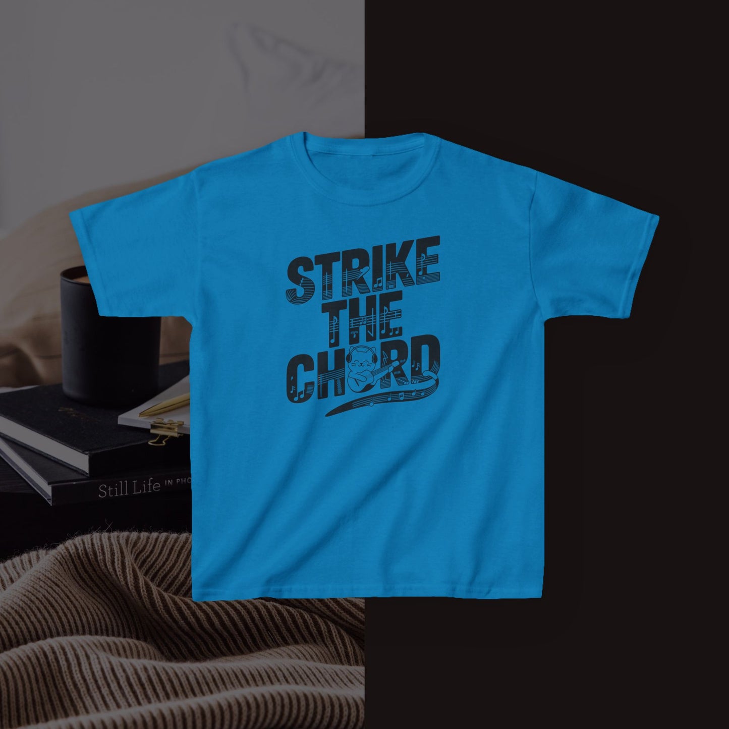 Strike The Cord kid Heavy Cotton Tshirt