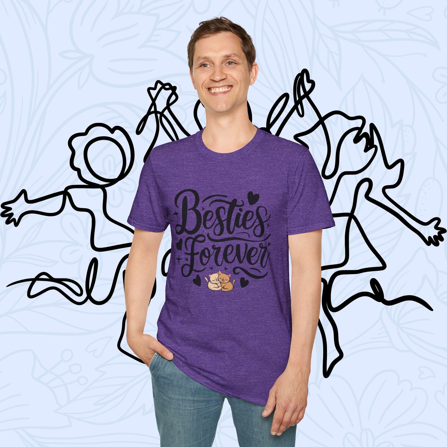 Besties Forever Cotton T-Shirt