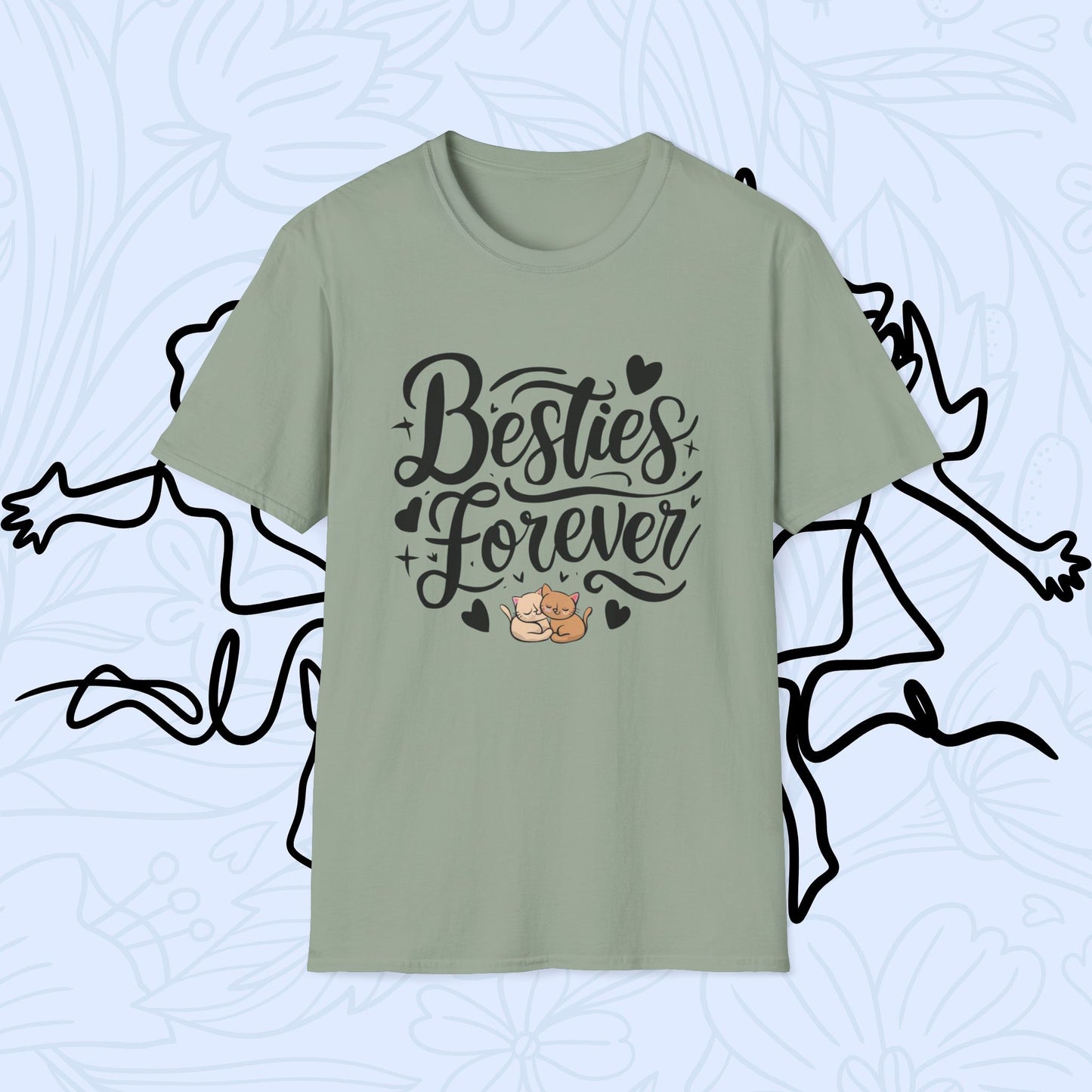 Besties Forever Cotton T-Shirt