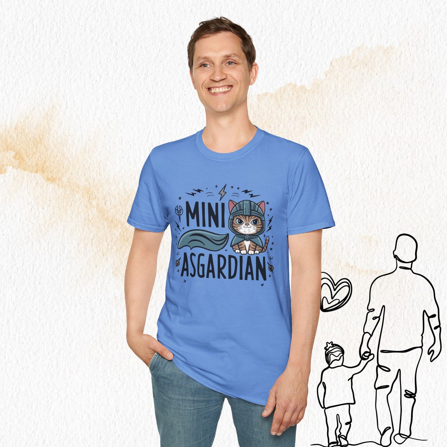 Mini Asgardian Cotton Men T-Shirt