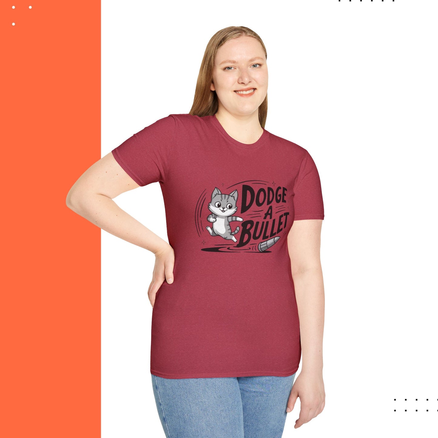 Dodge A Bullet Idiom Cotton T-Shirt