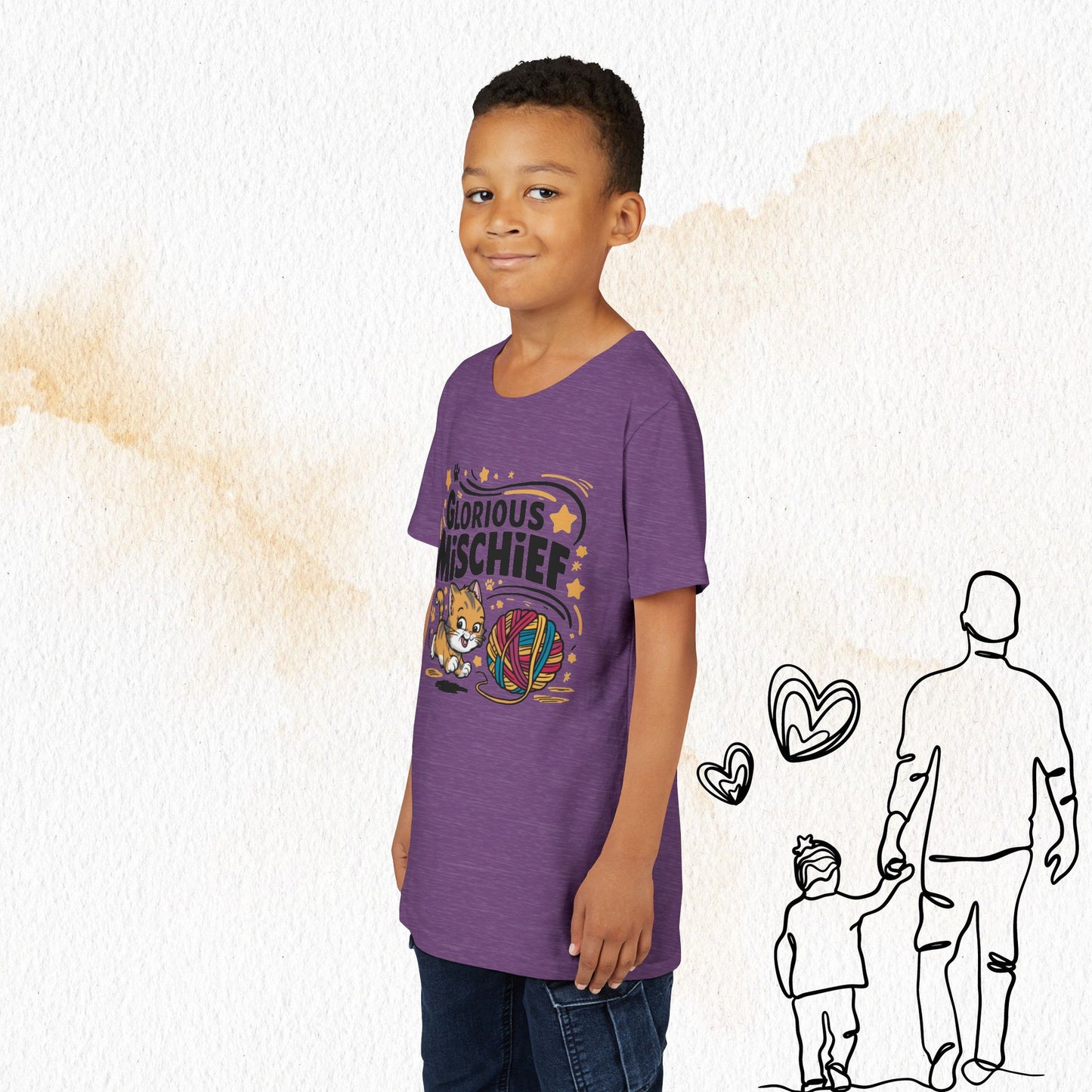 Glorious Mischief Youth Heavy Cotton T-Shirt