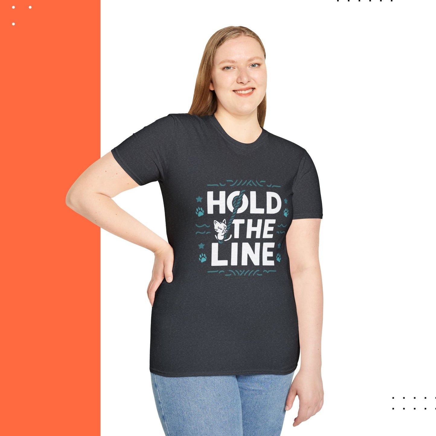 Hold The Line Cotton Tee