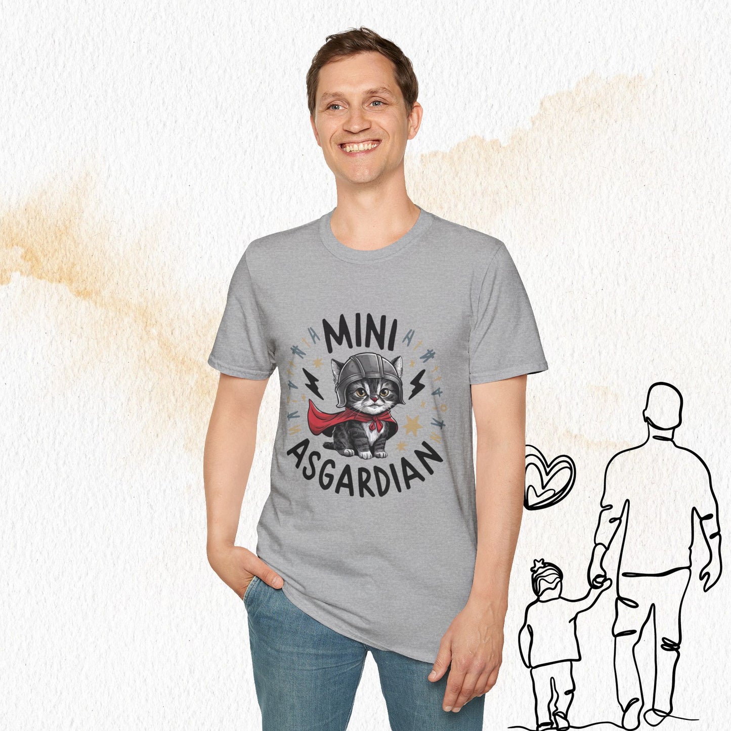 Mini Asgardian Cotton Men T-Shirt
