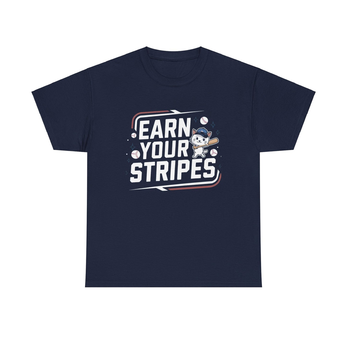 Earn Your Stripes Baseball Crew Neck Tee