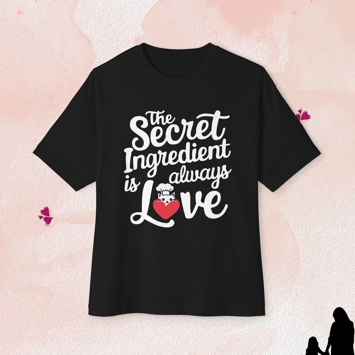 Secret Ingredient Is Love Unisex Oversized Boxy Tshirts