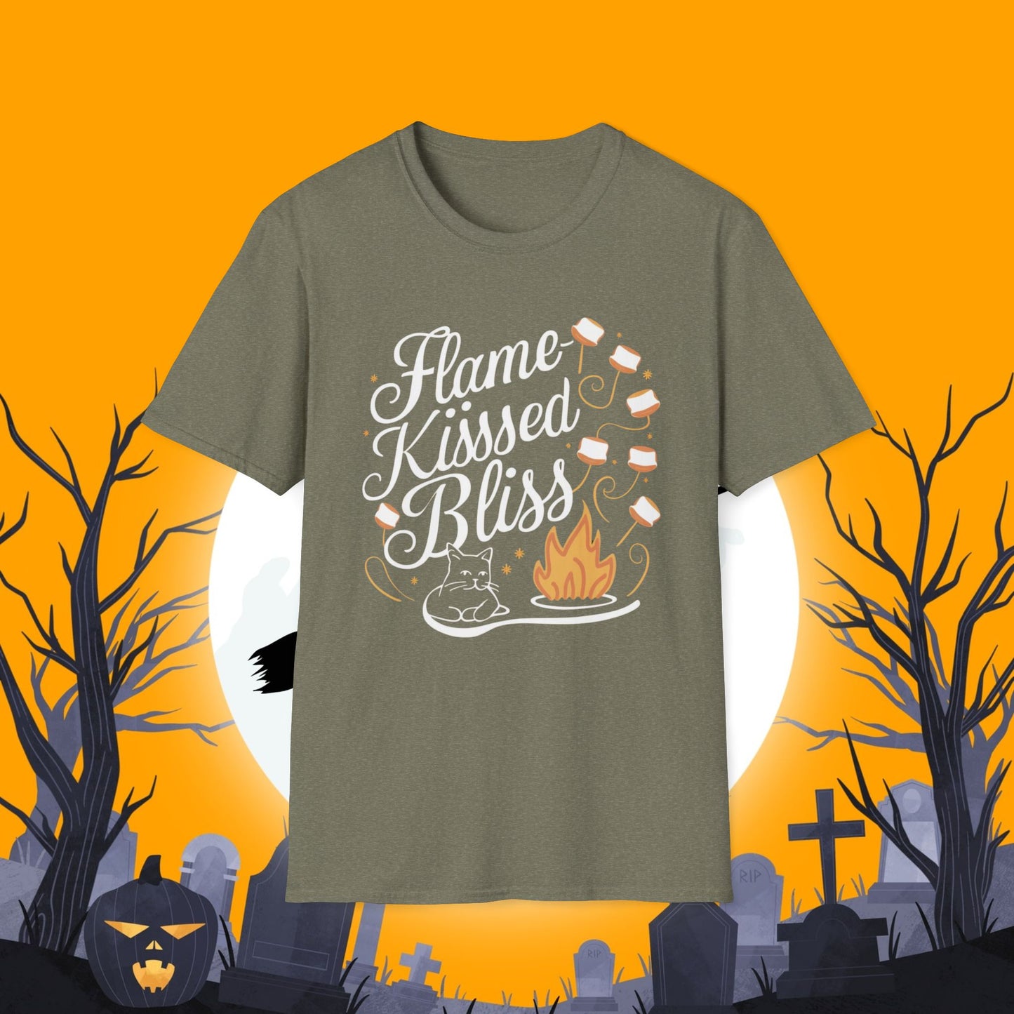 Flame Kiss Bliss Cotton Tee
