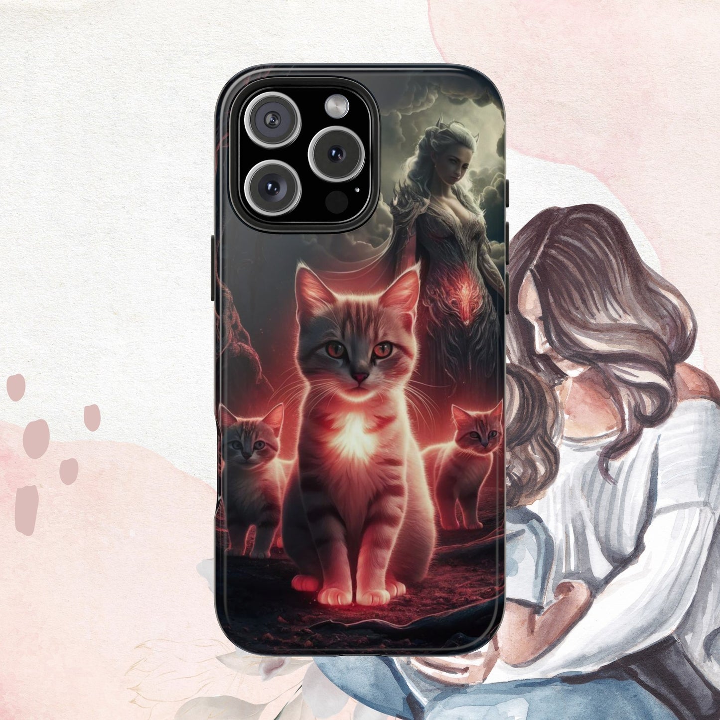 Mama's Mind Meld Wireless Charging Support Tough Case